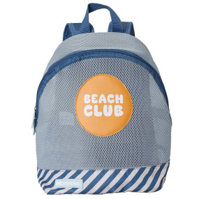 Mochila infantil Anti-areia Riscas Azuis